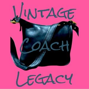 Coach Vintage Legacy Bag Rare Black